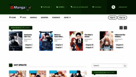 What Mangastic.in website looked like in 2022 (1 year ago)