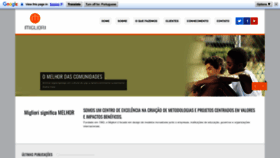 What Migliori.com.br website looked like in 2022 (1 year ago)
