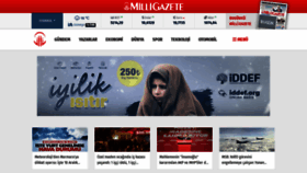 What Milligazete.com.tr website looked like in 2022 (1 year ago)