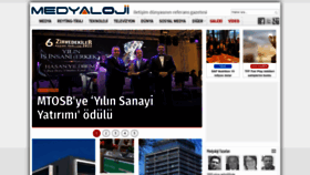 What Medyaloji.net website looked like in 2022 (1 year ago)