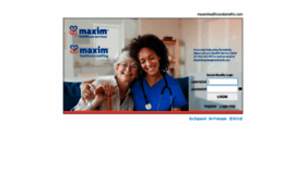 What Maximhealthcarebenefits.com website looked like in 2022 (1 year ago)