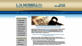 What Murrelllaw.com website looked like in 2022 (1 year ago)