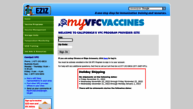 What Myvfcvaccines.org website looked like in 2022 (1 year ago)