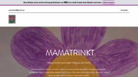 What Mamatrinkt.com website looked like in 2022 (1 year ago)