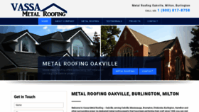 What Metalroofingoakville.ca website looked like in 2022 (1 year ago)