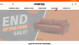 What Marcofurniture.com.au website looked like in 2022 (2 years ago)