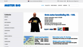 What Misterbig.be website looked like in 2022 (1 year ago)