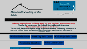 What Massrealestateclasses.com website looked like in 2022 (1 year ago)