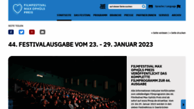 What Max-ophuels-preis.de website looked like in 2022 (1 year ago)