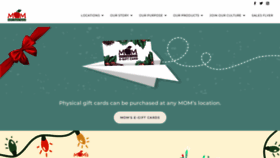 What Momsorganicmarket.com website looked like in 2022 (1 year ago)