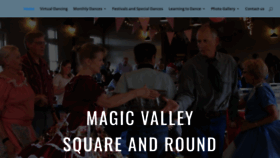 What Magicvalleysquaredance.com website looked like in 2022 (1 year ago)