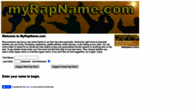 What Myrapname.com website looked like in 2022 (1 year ago)