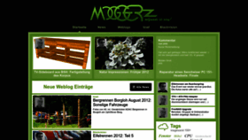 What Moggerz.de website looked like in 2022 (1 year ago)