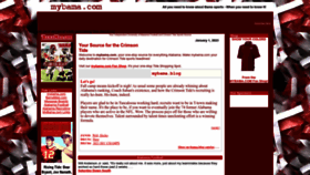 What Mybama.com website looked like in 2023 (1 year ago)