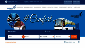 What Mahendrabus.in website looked like in 2023 (1 year ago)