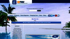 What Mypool.com website looked like in 2023 (1 year ago)