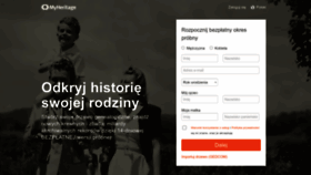 What Moikrewni.pl website looked like in 2023 (1 year ago)