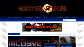 What Macgyveronline.com website looked like in 2023 (1 year ago)