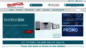 What Maisonalarme.fr website looked like in 2023 (1 year ago)