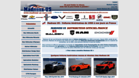 What Madness-us-cars.com website looked like in 2023 (1 year ago)