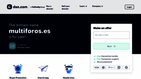 What Multiforos.es website looked like in 2023 (1 year ago)