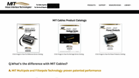 What Mitcables.com website looked like in 2023 (1 year ago)