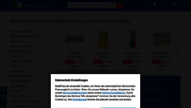 What Medipreis.de website looked like in 2023 (1 year ago)