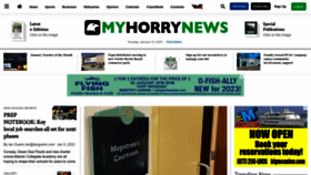 What Myhorrynews.com website looked like in 2023 (1 year ago)