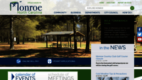 What Monroenc.org website looked like in 2023 (1 year ago)
