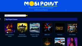 What Mobipoint.net website looked like in 2023 (2 years ago)