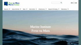 What Marine.ie website looked like in 2023 (1 year ago)