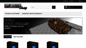 What Minecraft-smp.de website looked like in 2023 (1 year ago)