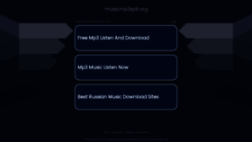 What Musicmp3spb.org website looked like in 2023 (1 year ago)