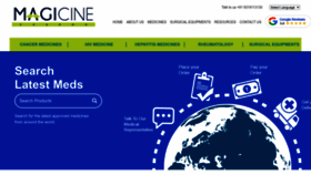 What Magicinepharma.com website looked like in 2023 (1 year ago)
