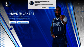 What Mavs.com website looked like in 2023 (1 year ago)