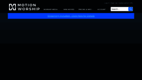What Motionworship.com website looked like in 2023 (1 year ago)