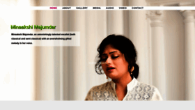 What Minaakshimajumdar.com website looked like in 2023 (1 year ago)