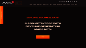 What Mars4.me website looked like in 2023 (1 year ago)