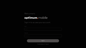 What Mymobile.optimum.com website looked like in 2023 (1 year ago)