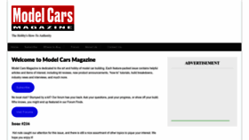 What Modelcarsmag.com website looked like in 2023 (1 year ago)