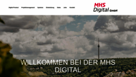 What Mhsdigital.de website looked like in 2023 (1 year ago)