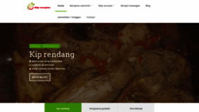 What Mijnrecepten.nl website looked like in 2023 (1 year ago)