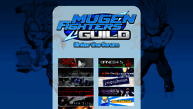 What Mugenguild.com website looked like in 2023 (1 year ago)