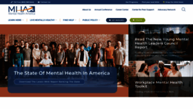 What Mhanational.org website looked like in 2023 (1 year ago)