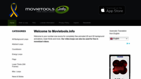 What Movietools.info website looked like in 2023 (1 year ago)