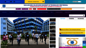 What Makautwb.ac.in website looked like in 2023 (1 year ago)