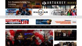What Mardinlife.com website looked like in 2023 (1 year ago)