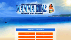 What Mamma-mia.com website looked like in 2023 (1 year ago)