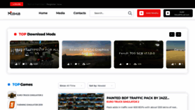 What Modhub.us website looked like in 2023 (3 years ago)
