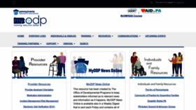 What Myodp.org website looked like in 2023 (1 year ago)